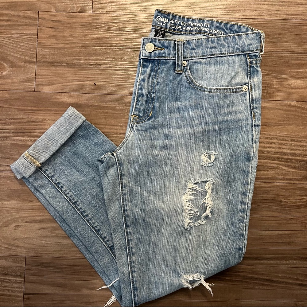 Boyfriend denim blue Jeans